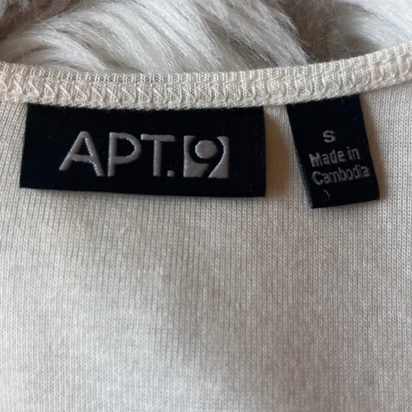 Apt. 9 Blue and Cream Sequin Tank Top | Women's Size Small - Picture 6 of 7